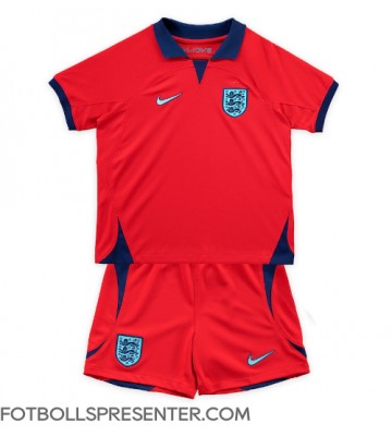 England Bortatröja Barn VM 2022 Kortärmad (+ korta byxor)